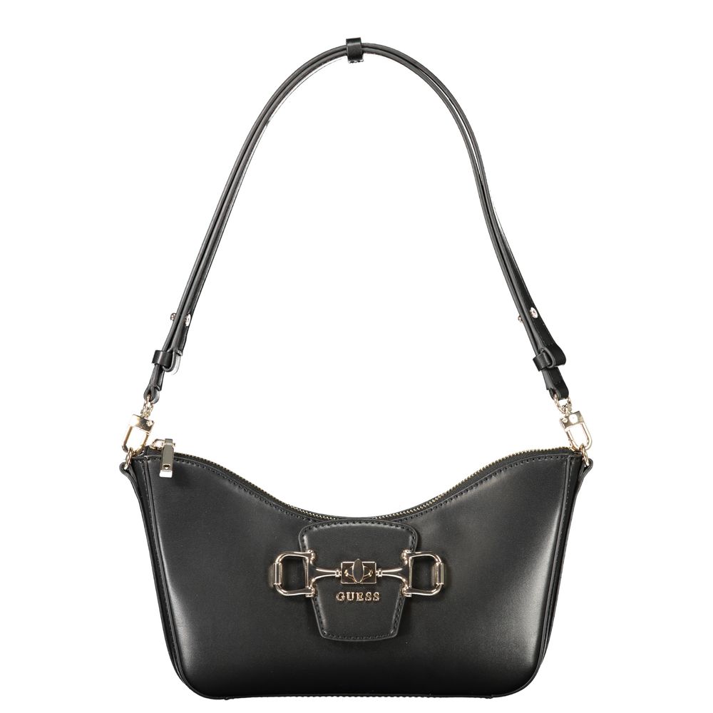 Sac à main Guess Jeans en polyuréthane beige pour femmes, style élégant avec détails modernes.