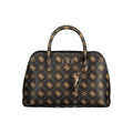 Sac à main Guess Jeans marron en polyuréthane pour femme, style élégant avec détails modernes visible dans l'image.