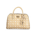 Sac à épaule femme Guess Jeans noir en polyuréthane, style moderne et élégant, avec détails tendance visible sur l'image.