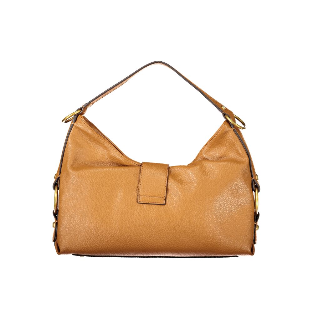 Sac à main Guess Jeans marron en polyuréthane pour femmes, design élégant avec détails modernes.
