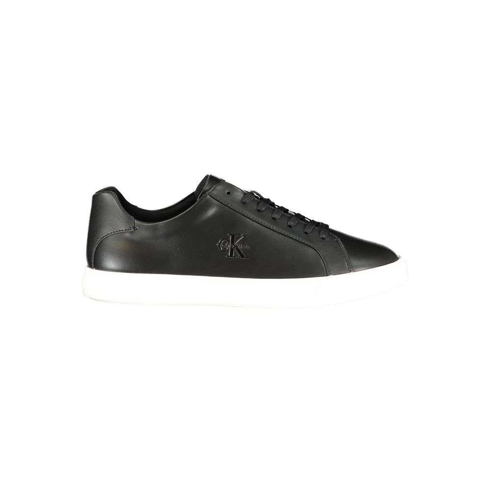 Calvin Klein Herren-Sneaker aus schwarzem Polyurethan