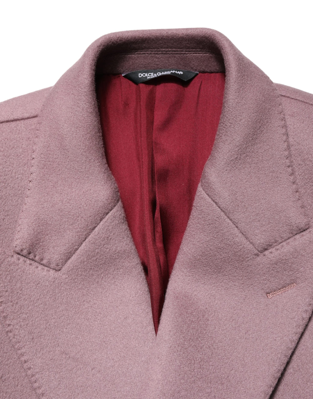 Manteau trench brun pour homme Dolce & Gabbana à double boutonnage, style élégant et sophistiqué, visible sur l'image.