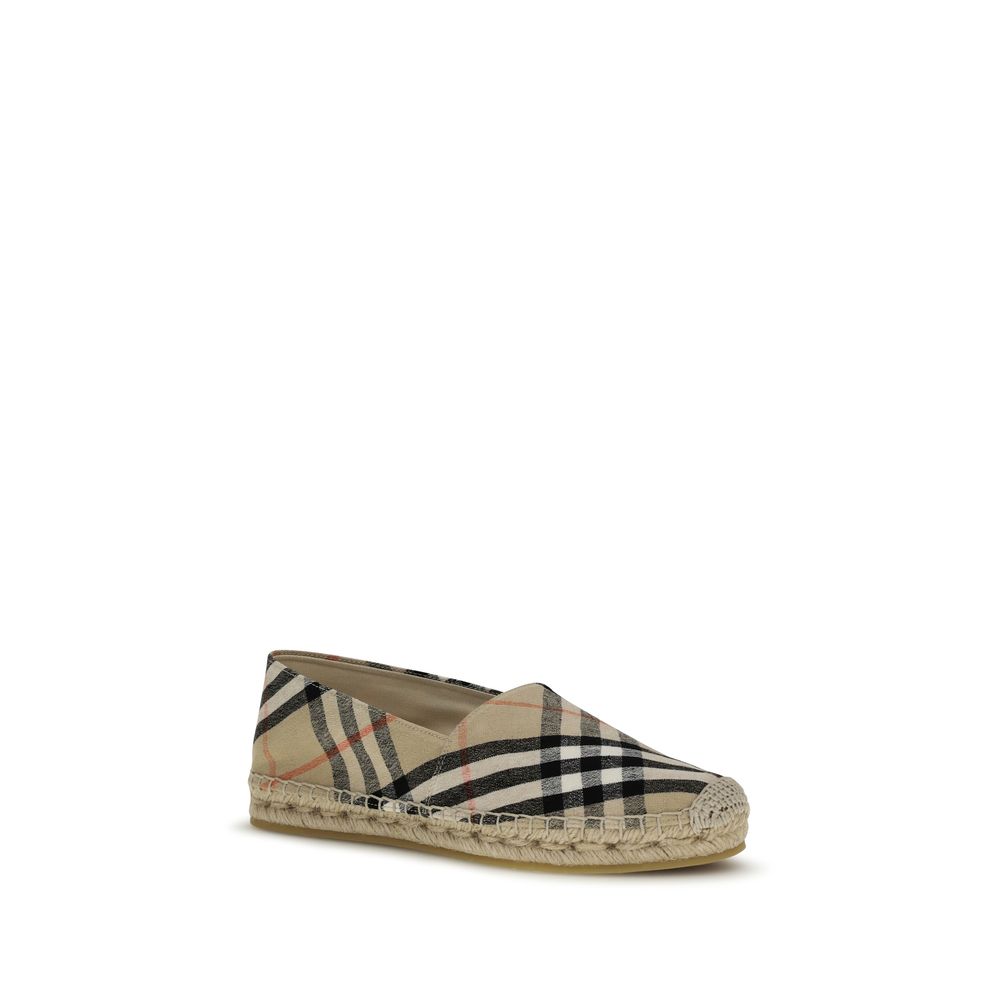 Burberry Mehrfarbige Espadrilles aus Baumwolle