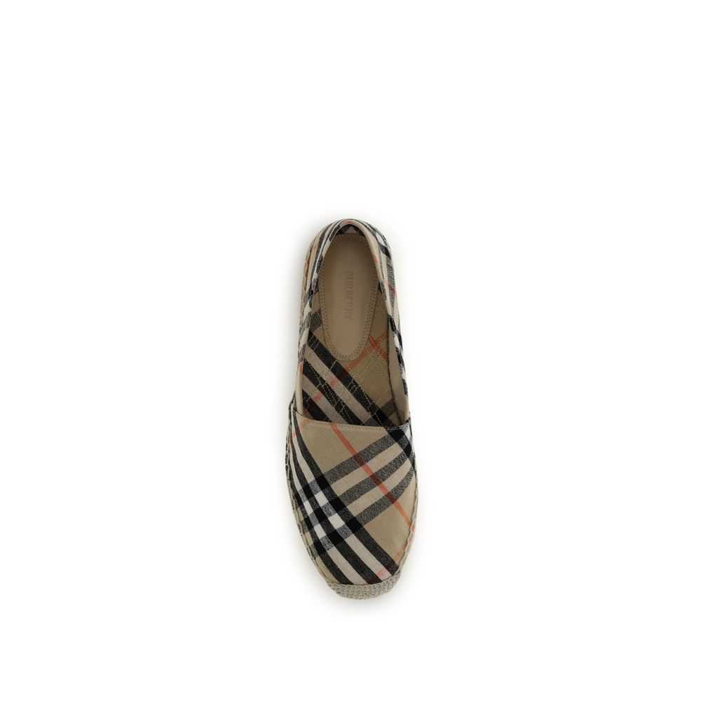 Burberry Mehrfarbige Espadrilles aus Baumwolle