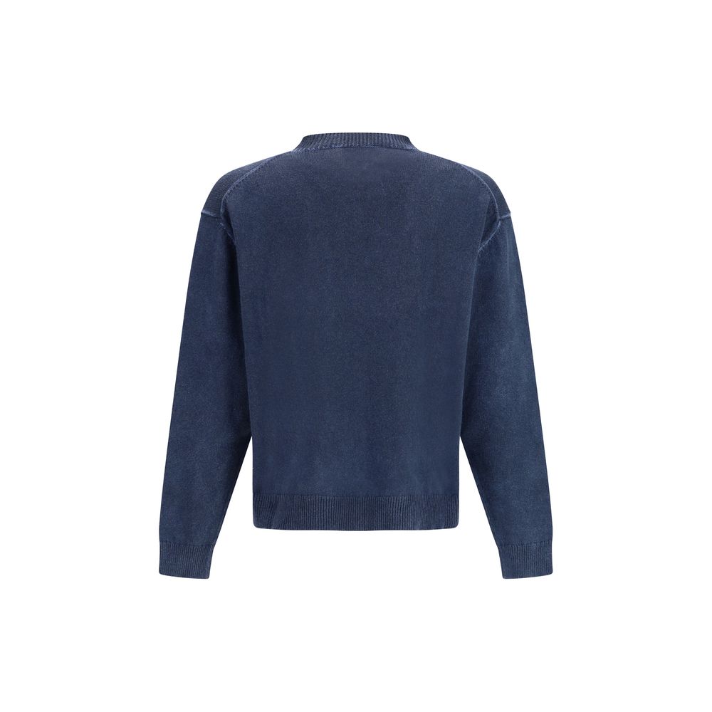 Sweatshirt en polyester bleu de Dsquared² avec logo, image de face montrant le vêtement décontracté et moderne.