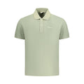 Chemise polo verte en coton pour homme de la marque Pepe Jeans, avec col et manches courtes.