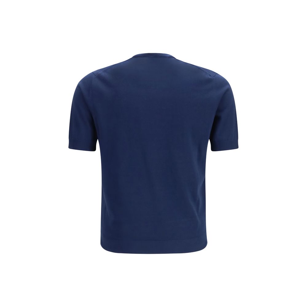 Prada blaues Baumwoll-T-Shirt