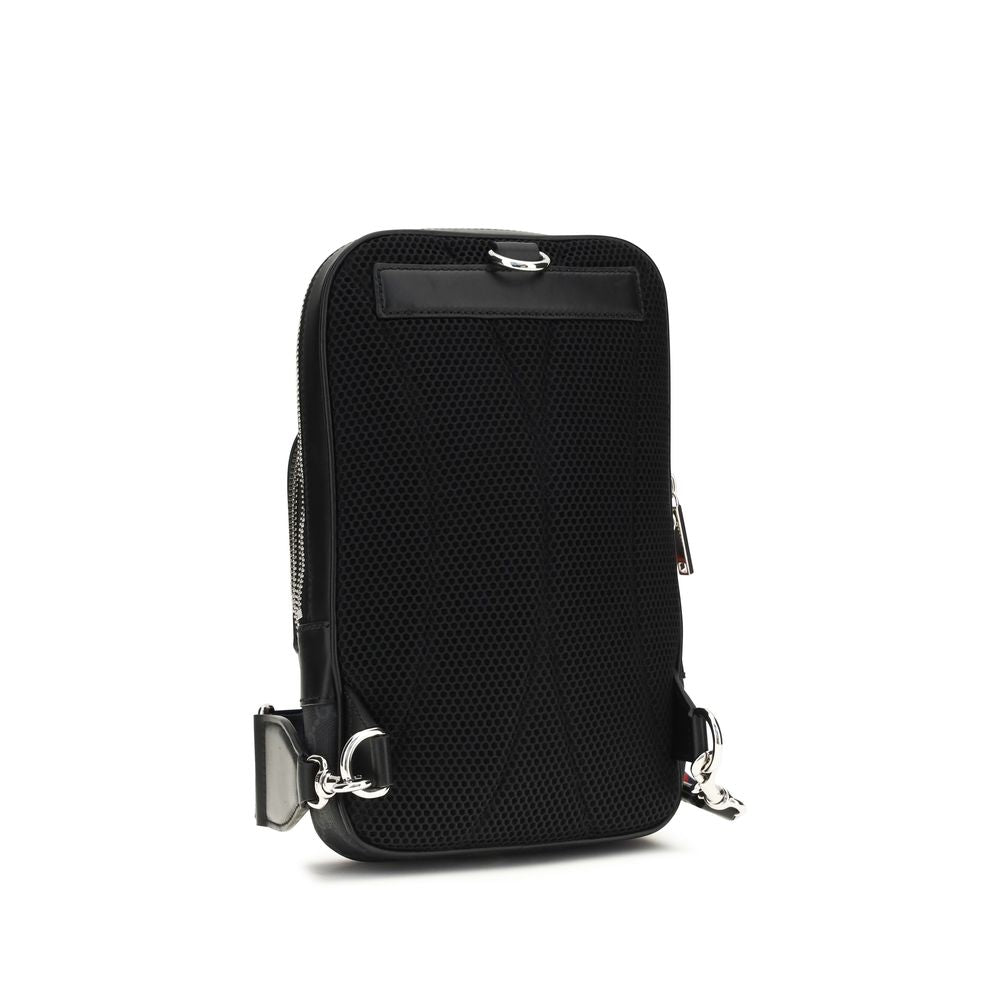 Gucci Schwarze Polyurethan-Schultertasche