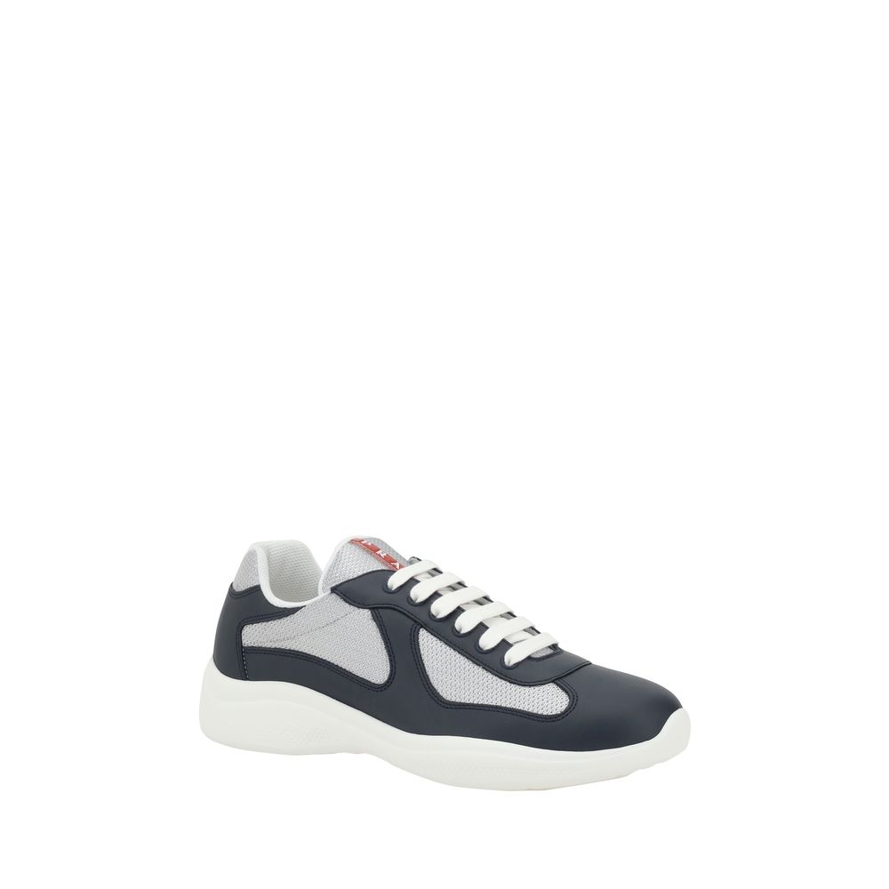 Prada blaue Sportschuhe aus Polyamid