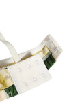 Soutien-gorge doux à motifs floraux multicolores de Dolce & Gabbana, sous-vêtements féminins élégants et confortables.
