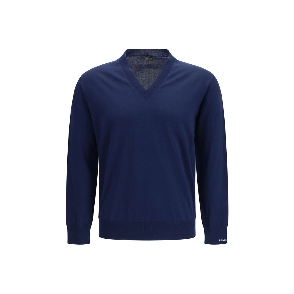 Prada Sweatshirt aus blauer Baumwolle
