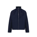Veste longue Gucci en marabout bleu, coupe élégante et douce, avec détails raffinés visibles sur l'image.