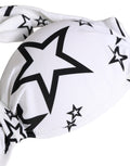 Sous-vêtements bandeau rembourré Dolce & Gabbana Millennials Star blanc, design élégant avec motifs étoilés.