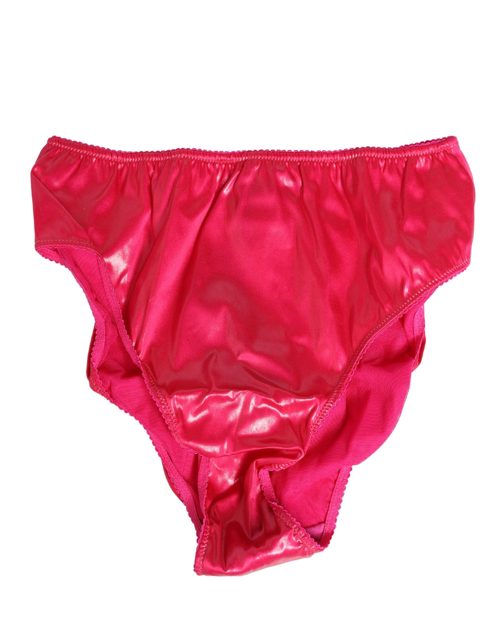 Slip en satin de soie rose Dolce & Gabbana, culotte de lingerie élégante et confortable, avec coupe fluide et détails raffinés.