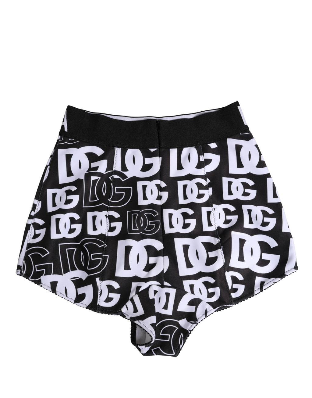 Sous-vêtements gainants Dolce & Gabbana noir et blanc avec ceinture logo DG, design élégant et confortable.