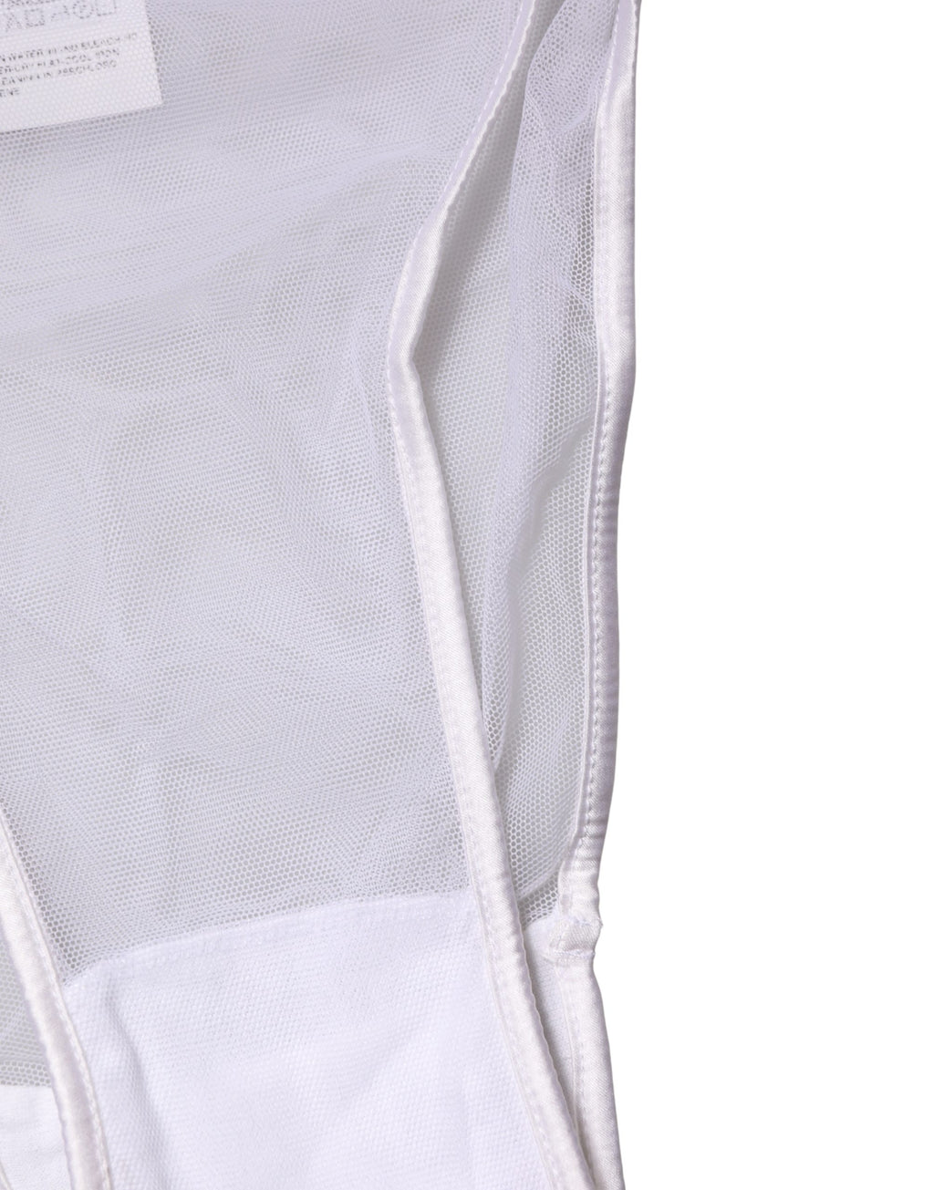 Sous-vêtements Dolce & Gabbana, culotte haute en soie translucide blanche, stretch et élégante, pour un style sophistiqué.