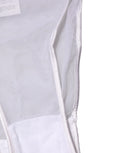 Sous-vêtements Dolce & Gabbana, culotte haute en soie translucide blanche, stretch et élégante, pour un style sophistiqué.