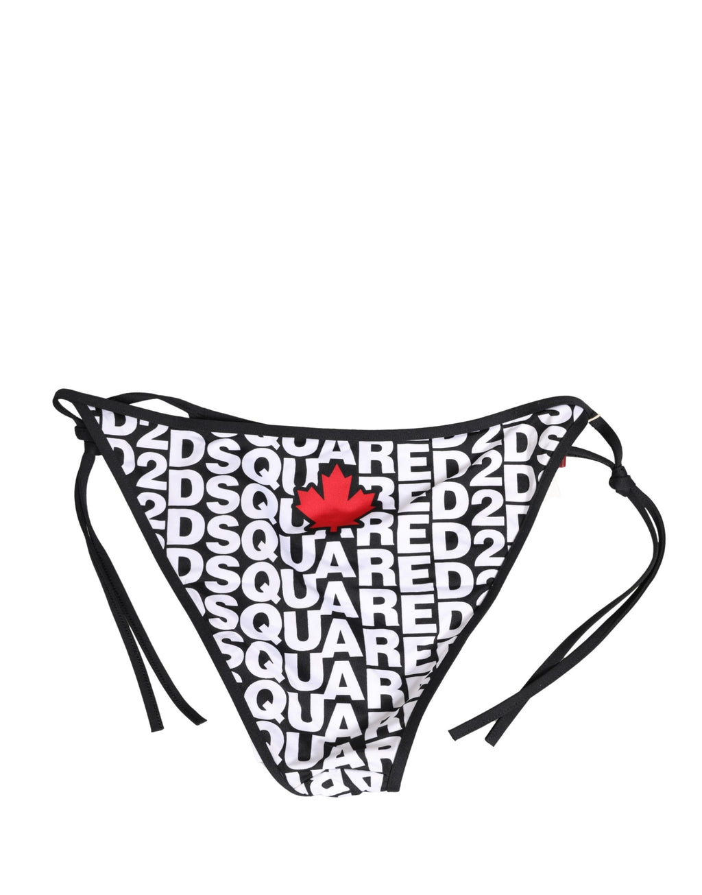 Maillot de bain bikini Dsquared² en nylon multicolore avec logo imprimé, design élégant et confortable, pour la plage ou la piscine.