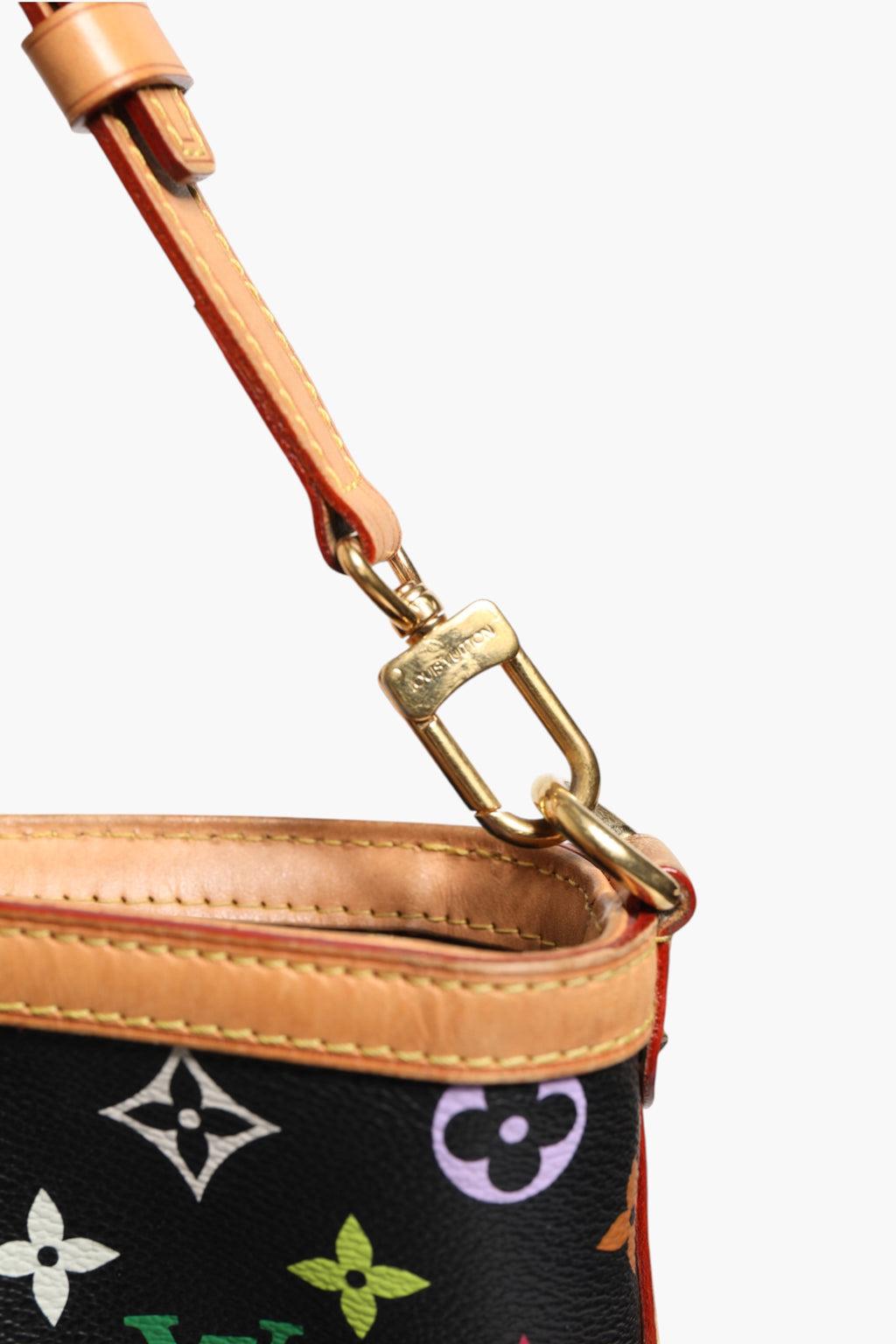 Sac Louis Vuitton Monogram Multicolor Sharleen GM avec logo emblématique et design coloré, vue de face sur fond neutre.