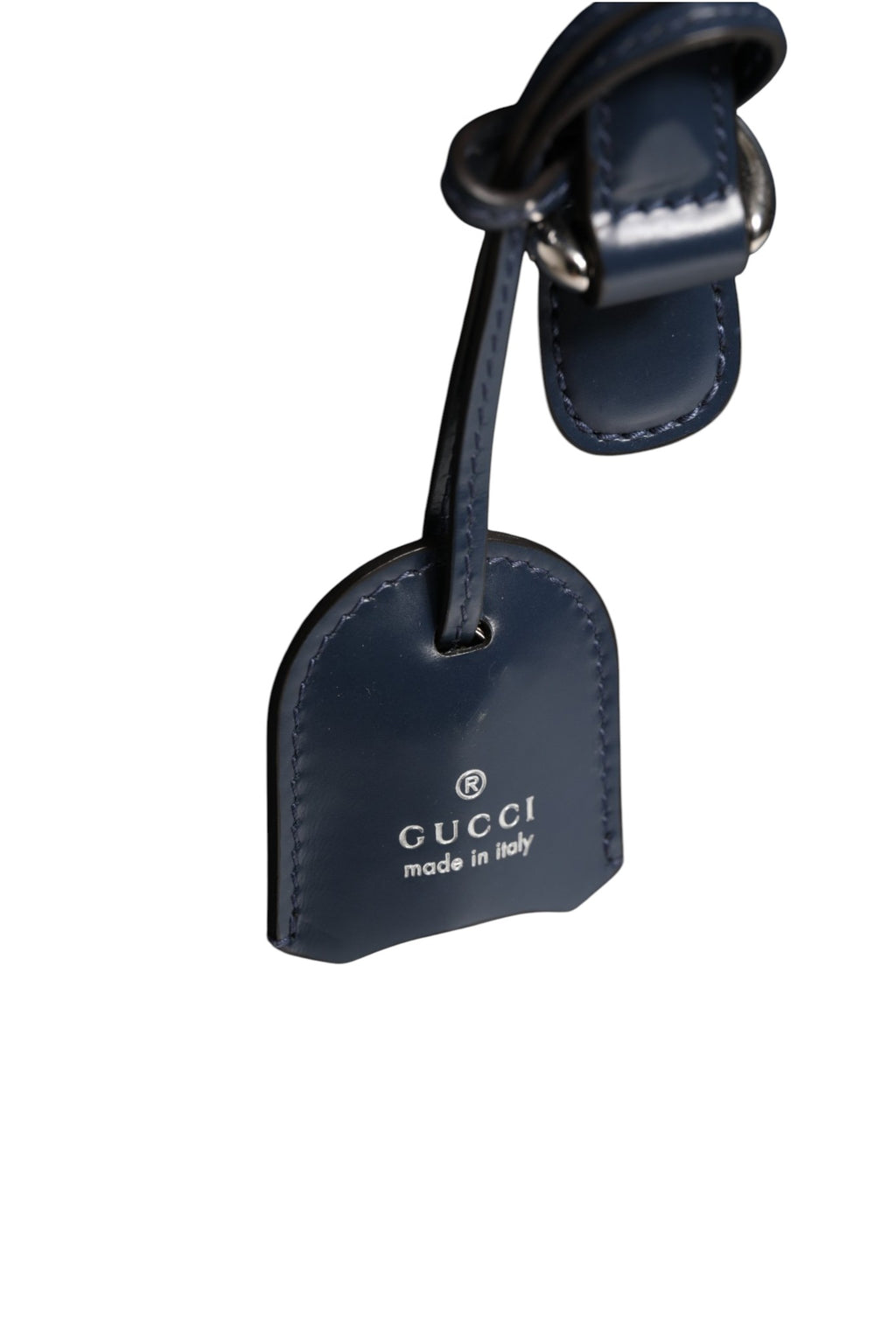 Sac à main Gucci Lady Lock en cuir bleu lisse, élégant et sophistiqué avec bandoulière, pour femmes.