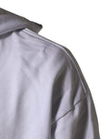 Sweat à capuche blanc Dolce & Gabbana en coton avec logo imprimé, style décontracté et moderne, vue de face.