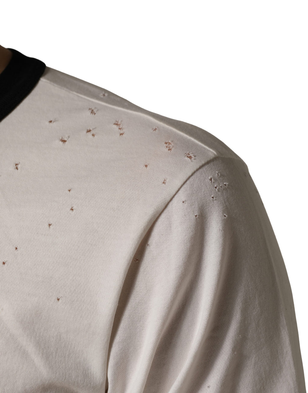 T-shirt en coton blanc pour homme Dolce & Gabbana King Of Love imprimé, jersey élégant avec design graphique.
