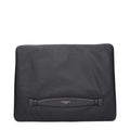 Sac clutch en tissu gris de Dolce & Gabbana, élégant et sophistiqué, avec détails raffinés pour une allure chic.