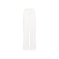 Pantalons de jogging en coton blanc Gucci, style décontracté pour l'entraînement, avec logo Gucci visible sur la jambe.