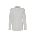 Chemise blanche en coton de Dolce & Gabbana, élégante et classique, avec col et poignets bien visibles.