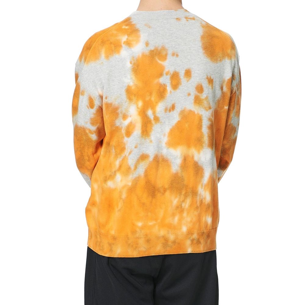Sweat-shirt en coton orange de la marque Kenzo, style décontracté avec logo visible sur le devant.