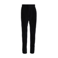 Pantalon décontracté en coton noir de Dolce & Gabbana, style casual pour homme, visible avec une coupe moderne et élégante.