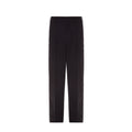 Pantalon en coton noir de la marque Dolce & Gabbana, coupe classique, visible sur fond neutre.