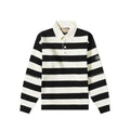Chemise polo blanche en coton de Gucci, vue de face, avec col classique et logo Gucci discret sur la poitrine.