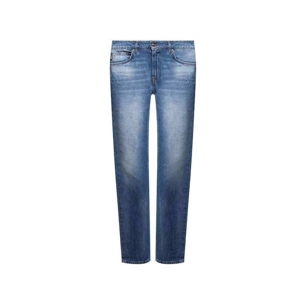 Versace Blue Cotton Jeans Denim