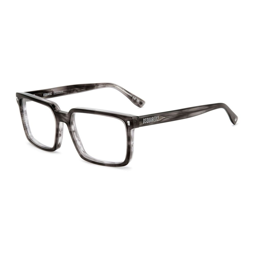 Lunettes gris en acétate de la marque Dsquared², monture élégante pour un style sophistiqué.