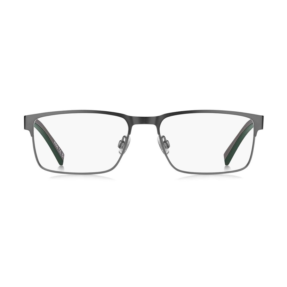 Hugo Boss Brille aus grauem Stahl und Aluminium (Fassung)