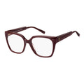Tommy Hilfiger Bordeauxrote Azetatbrille (Gestell)
