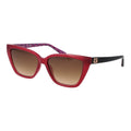 Lunettes de soleil en plastique multicolores Guess avec monture rectangulaire et verres teintés pour un style tendance.