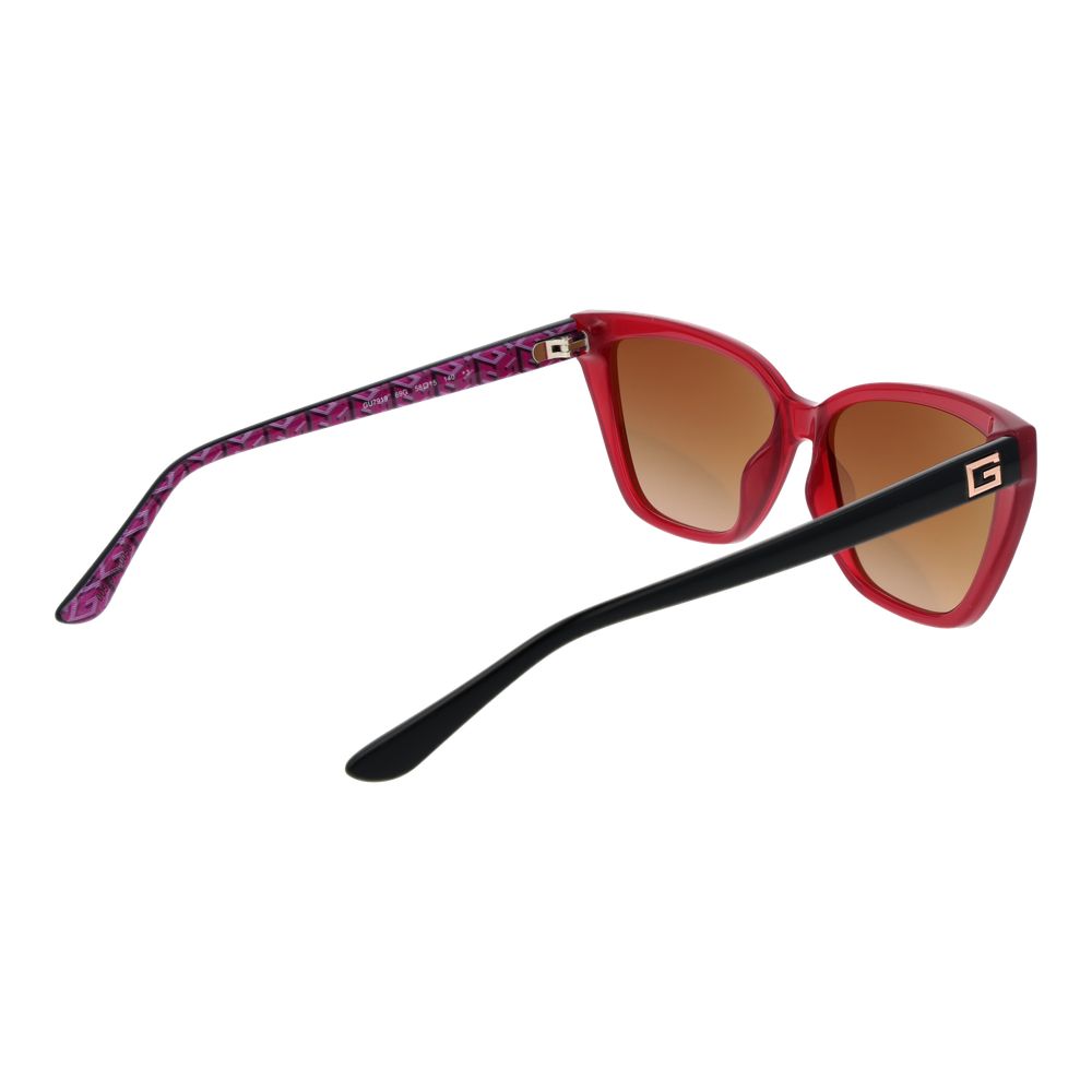 Lunettes de soleil en plastique multicolores Guess avec monture tendance, idéales pour un style moderne et coloré.