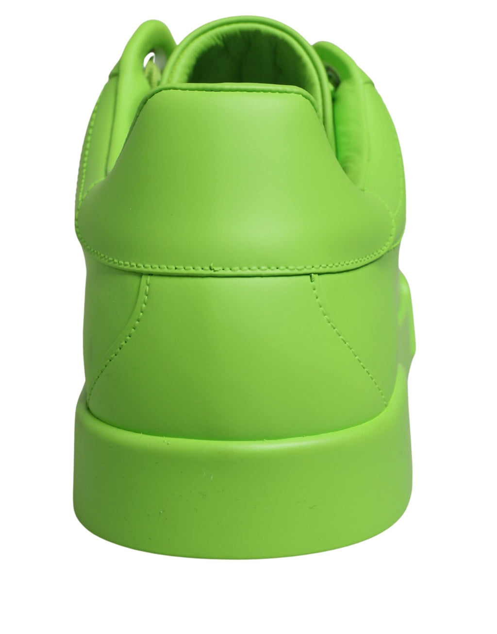 Chaussures sneakers basses en cuir vert Dolce & Gabbana Portofino, chaussures de sport élégantes pour hommes