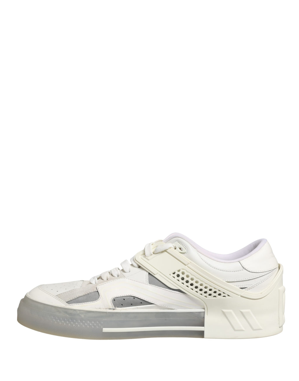 Chaussures sneakers basses blanches Dolce & Gabbana 2.Zero, design personnalisé avec détails élégants.