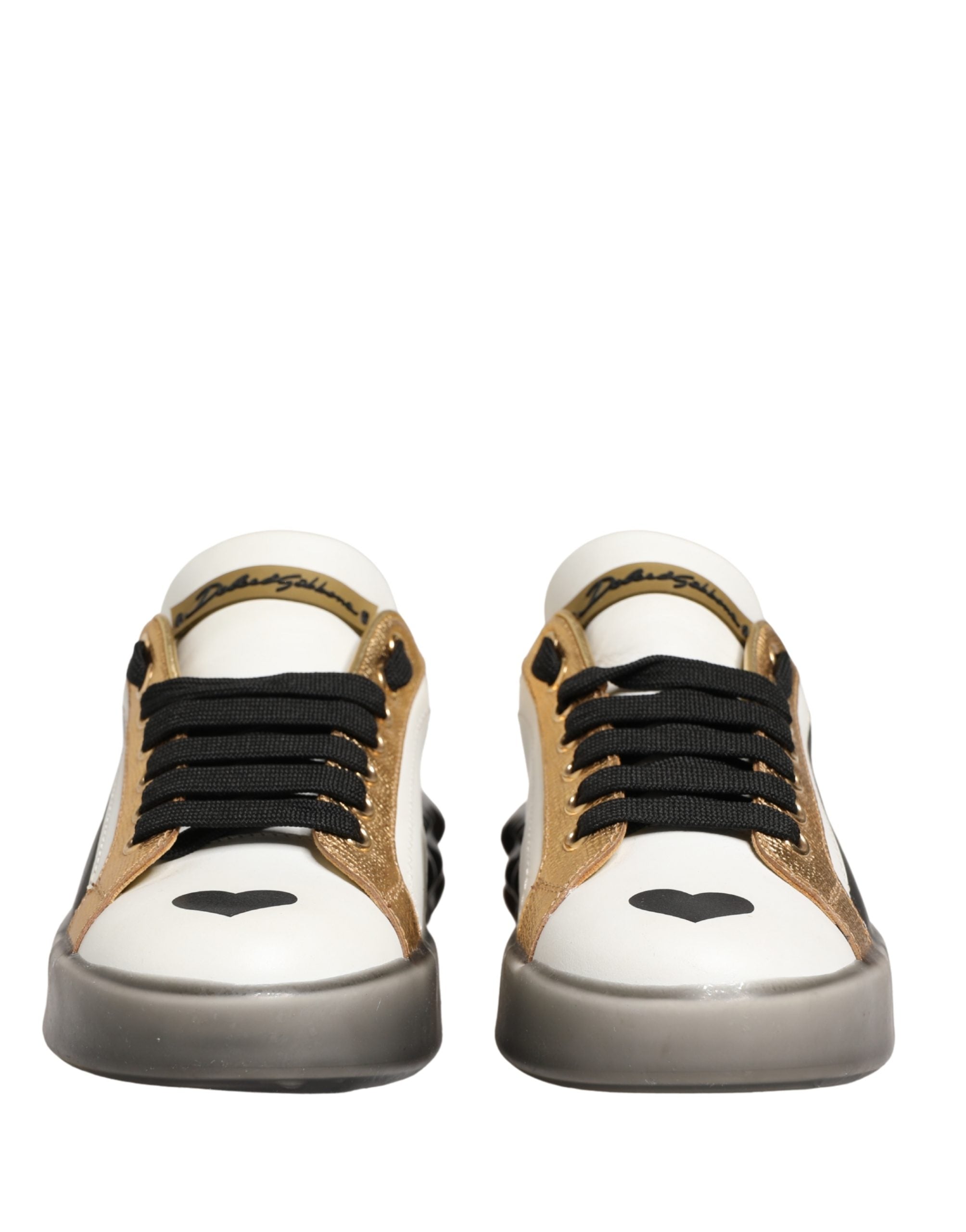 Chaussures sneakers Dolce & Gabbana Multicolores avec cristaux et motifs LOVE, détails élégants et colorés.