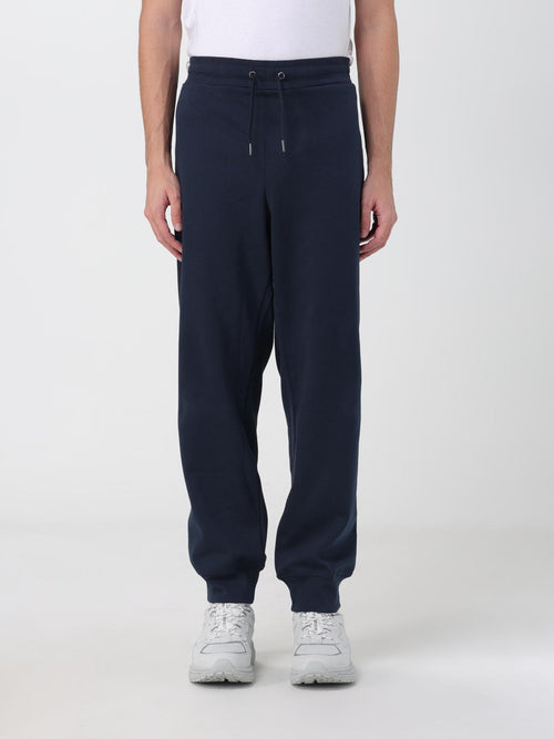Pantalon de jogging en coton bleu Armani Exchange pour homme, style décontracté et confort pour l'entraînement ou la détente.