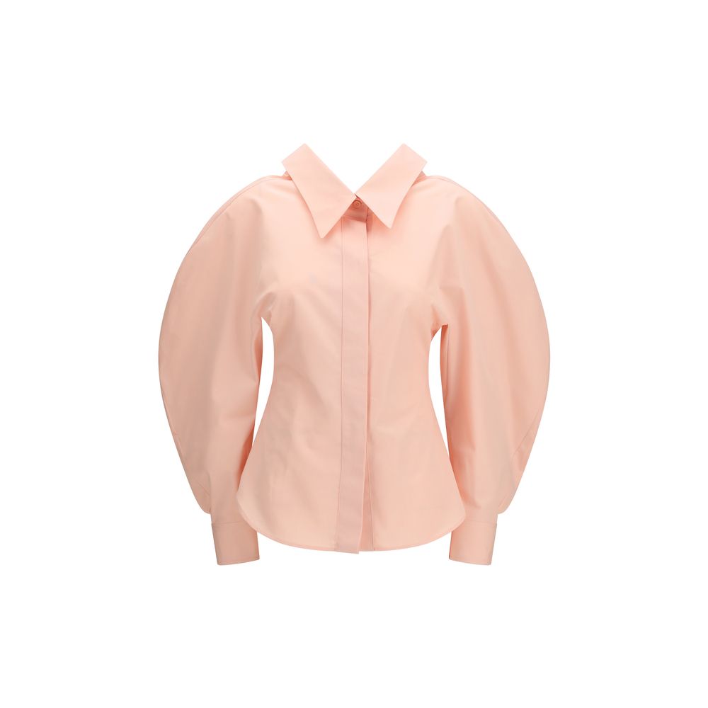 Chemise en coton multicolore Givenchy avec col classique et manches longues, détails modernes et logo discret.