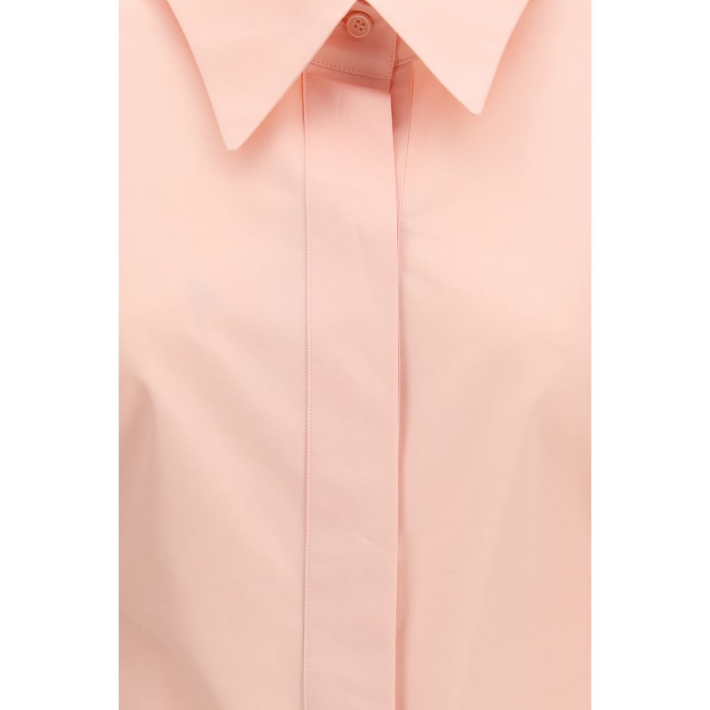 Chemise en coton multicolore Givenchy avec motif élégant, détails de couture visibles, manches longues et col classique.