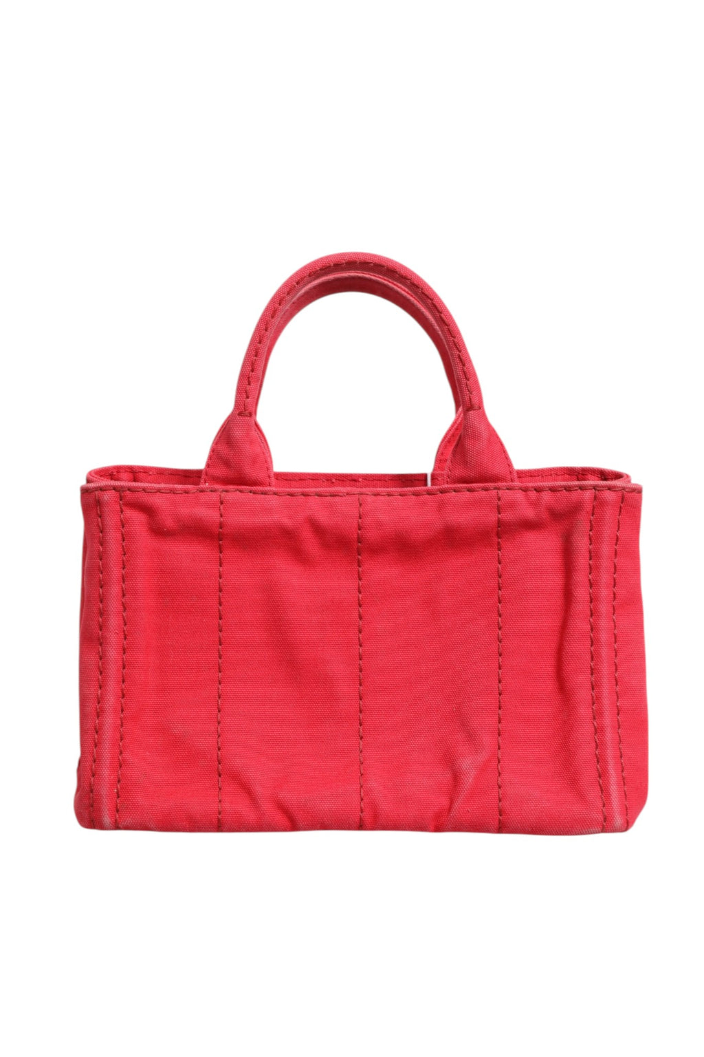Sac Prada Canapa Mini en toile, petit sac à main en canvas avec poignées, conçu pour un style élégant et pratique.