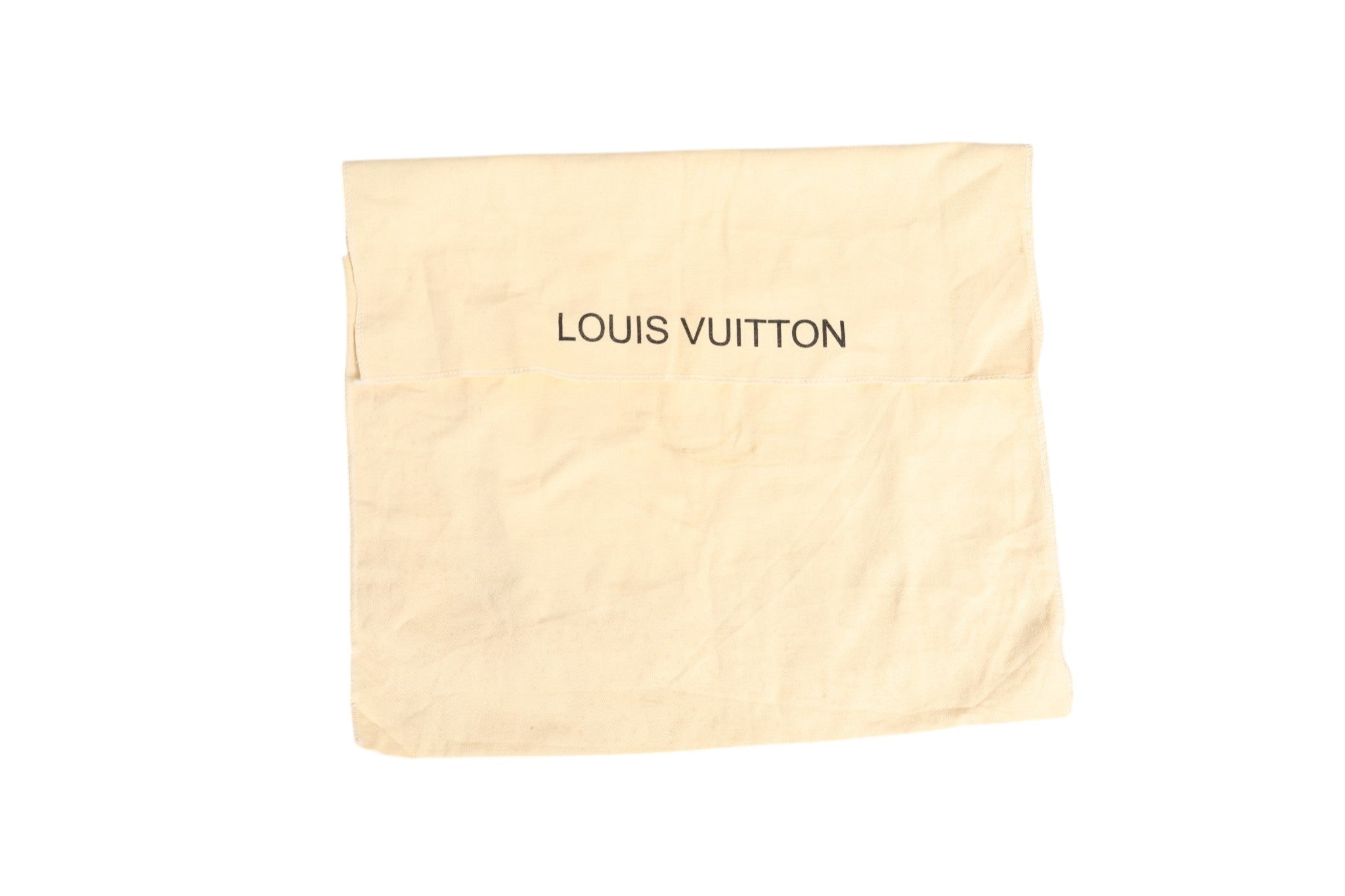 Sac cabas Louis Vuitton Damier Ebene Belmont, motif à damier marron et cuir naturel, avec poignées en cuir et logo Louis Vuitton visible.
