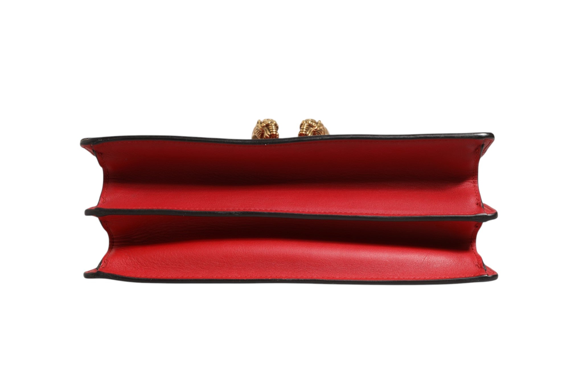 Sac à main Gucci Dionysus Medium en cuir blanc, bleu et rouge avec détails en bambou, poignée haut de gamme.