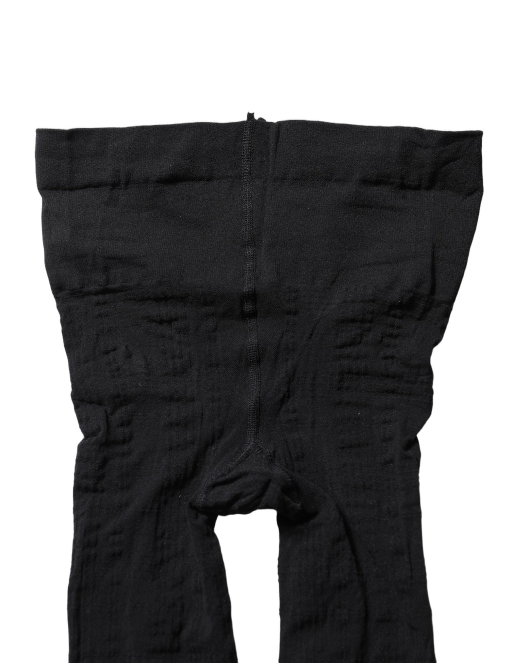 Collants en nylon noir Dolce & Gabbana avec motif tartan, collants élégants et confortables pour femme.