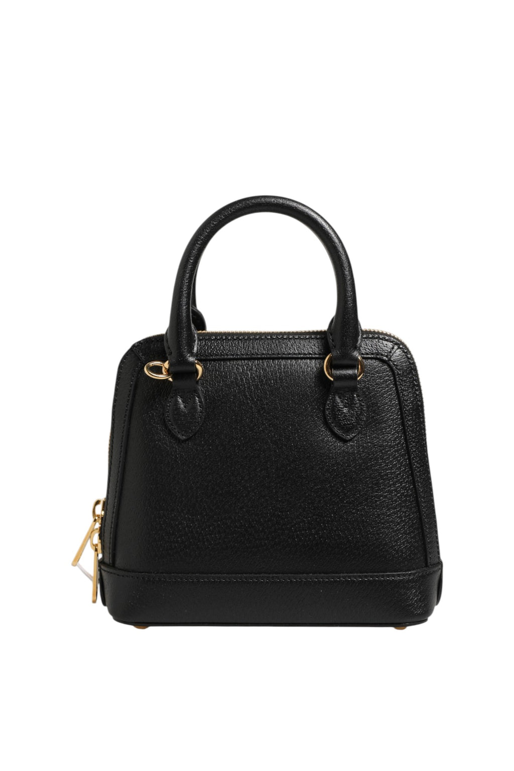Mini sac Gucci x Adidas Horsebit 1955, en cuir noir avec logo et détails dorés, vue de face.